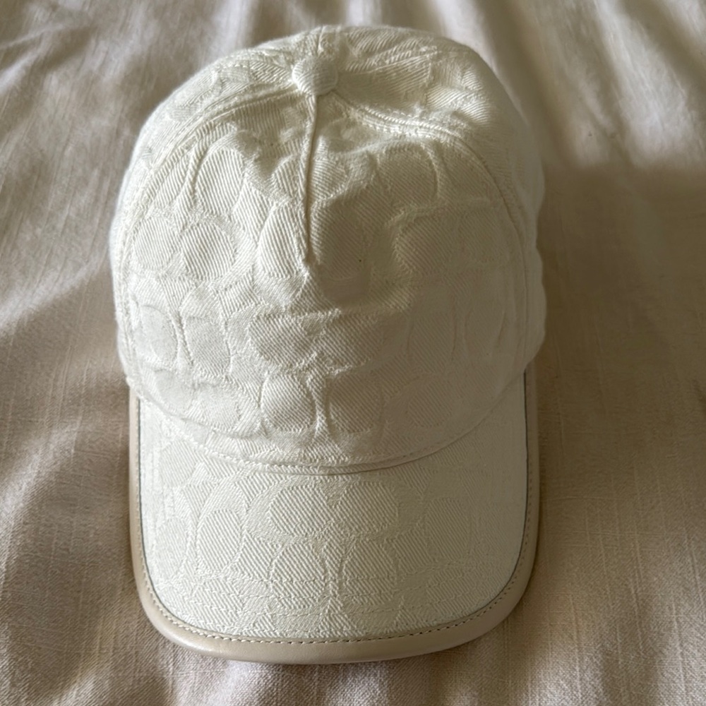 Coach Textured Cream Cap